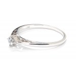 Diamond ring, early 21st century jewelry, white gold pr. 