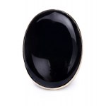 Obsidian ring, 2nd half of 20th century jewelry, pr. "3" gold