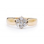 Ring with diamonds, early 21st century jewelry, pr. gold "0.585"