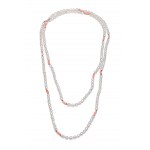 Necklace of pearls and beads, 20th/20th century jewelry, gold ~ 0.750