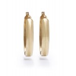 Gold earrings, early 21st century jewelry, pr. 0.585 gold