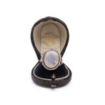 Portrait ring, 18th/19th century jewelry, 0.500 pr. gold