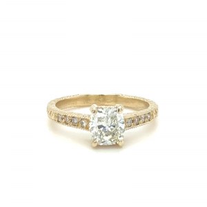 BAGUE EN OR DE 2,74 GR AVEC DIAMANTS - DH-R644