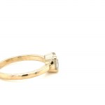 YELLOW GOLD RING WITH DIAMONDS - RNG41108