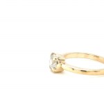 YELLOW GOLD RING WITH DIAMONDS - RNG41108