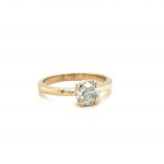 YELLOW GOLD RING WITH DIAMONDS - RNG41108