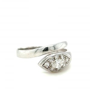 BAGUE EN OR DE 4,06 GR AVEC DIAMANTS - DH-R289