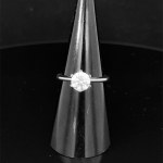 0.5 CT F/VS1 GOLD SOLITAIRE RING - TF NAT5