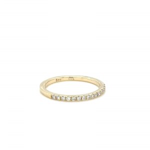 BAGUE EN OR JAUNE AVEC DIAMANTS - RNG41105