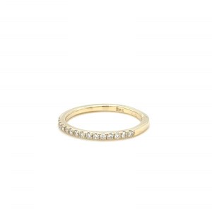 BAGUE EN OR JAUNE AVEC DIAMANTS - RNG41105