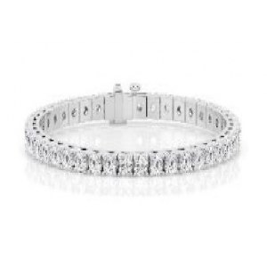 TENNIS BRACELET IN GOLD 11.10 GR WITH LAB GROWN DIAMONDS CL26