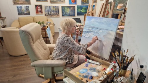 Małgorzata Rawicka, Słońce po burzy, 2020r.