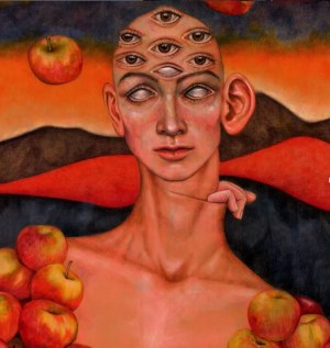 Aleksandra Poplawska, Apple rain, 2023.