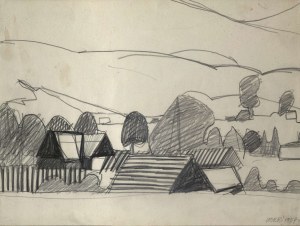 Leszek SOBOCKI (1934), Plein Air ASP Łodygowice 1957