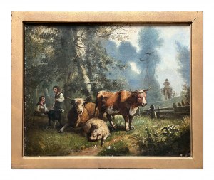 AUTEUR INCONNU, Paysage rural, 19e siècle