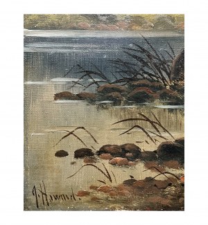 AUTHOR UNKNOWN, Landscape, 19th century