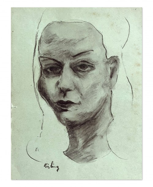 Mojżesz KISLING (1891-1953) Portret szkic