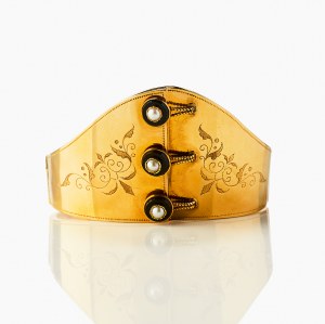 BRANSOLET WITH pearls, Sweden, 1866