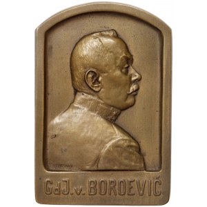 Austria, Battle of the Isonzo WWI, Medal on the 60th birthday of Field Marshal Svetozar BOROEVIC of Bonja, 1915