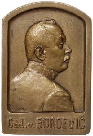 Austria, Battle of the Isonzo WWI, Medal on the 60th birthday of Field Marshal Svetozar BOROEVIC of Bonja, 1915