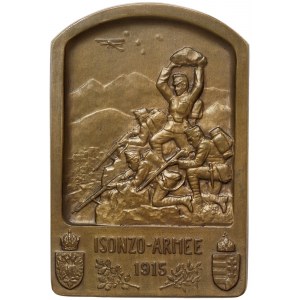 Austria, Battle of the Isonzo WWI, Medal on the 60th birthday of Field Marshal Svetozar BOROEVIC of Bonja, 1915