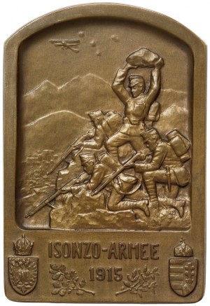 Austria, Battle of the Isonzo WWI, Medal on the 60th birthday of Field Marshal Svetozar BOROEVIC of Bonja, 1915