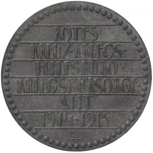 Austria, Franz Joseph I, Medal for the submarine mission in the Mediterranean during WWI, issued by the Red Cross - War Relief Office. 1915