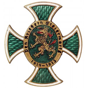 Austria, Franz Joseph I, Kappenabzeichen issued by the Styrian War Supply Office (Slovenia) WWI 1914-15