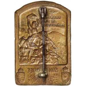 Österreich, Franz Joseph I., Kappenabzeichen Isonzoschlacht WWI 1915