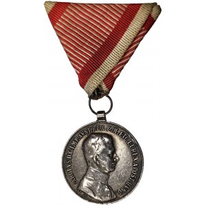 Austria, Karl I, Bravery medal FORTITVDINI n.d.