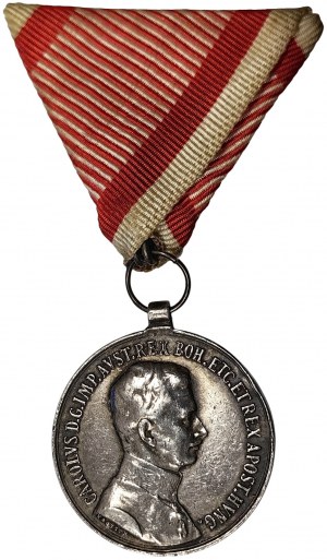 Autriche, Karl I, médaille de bravoure 