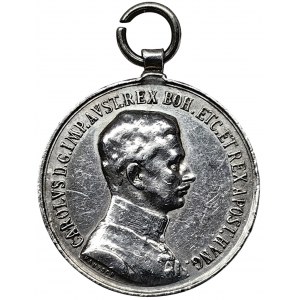 Austria, Karl I, Bravery medal FORTITVDINI n.d.