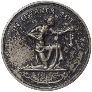 Germany, Donation medal 'Gold I gave for iron' WWI 1916