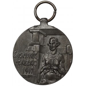 Italy, Kingdom, Vittorio Emanuele III, Medal in memory of the Italian prisoners of war who died in the prison camp of Sigmundsherberg (Lower Austria) 1917