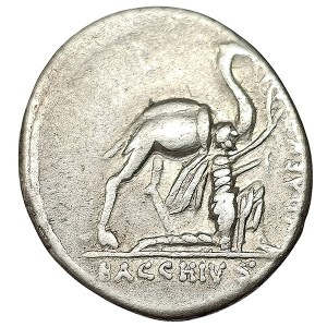 Roman Coins, A. Plautius, Denar n.d., Rome