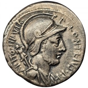 Roman Coins, P. Fonteius, Capito and T. Didius, Denar n.d., Rome