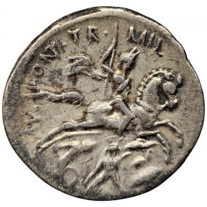 Roman Coins, P. Fonteius, Capito and T. Didius, Denar n.d., Rome