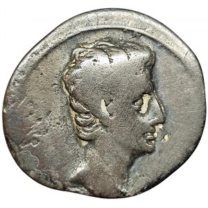 Monete romane, Augusto, Denar n.d., Roma