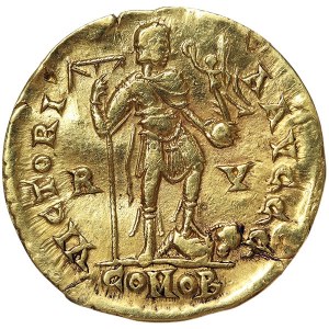 Roman Coins, Honorius, Solidus n.d., Ravenna