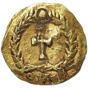Roman Coins, Valentinian III, Tremissis 433 AD ca., Constantinople