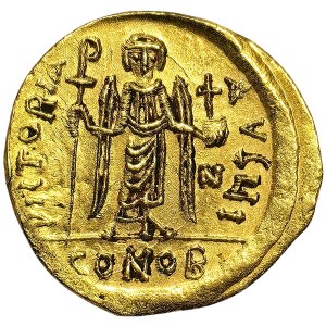 Roman Coins, Focas, Solidus n.d. (603-607 AD), Constantinople