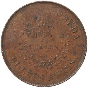 Argentina, 2 Reales 1840, Buenos Aires