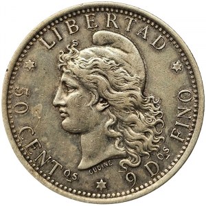 Argentina, 50 Centavos 1882