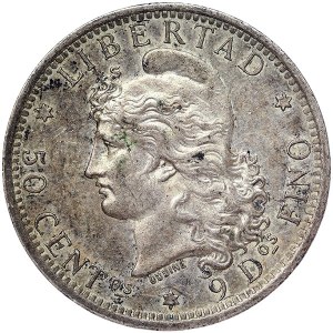 Argentine, 50 Centavos 1883