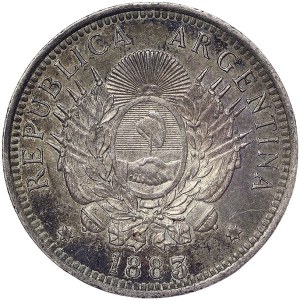 Argentine, 50 Centavos 1883