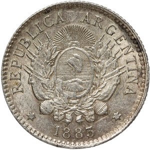 Argentina, 10 centavos 1883