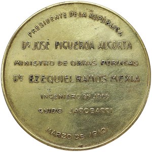 Argentina, Medal for the Nahuel-Huapi railroad, Patagonian Railways 1910