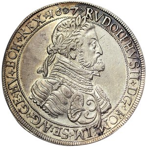 Austria, Rodolfo II, Taler 1607, Sala