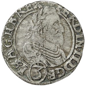 Autriche, Ferdinand II, 3 Kreuzer 1625, Breslau