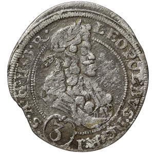 Austria, Leopold I, 3 Kreuzer 1698, Breslau